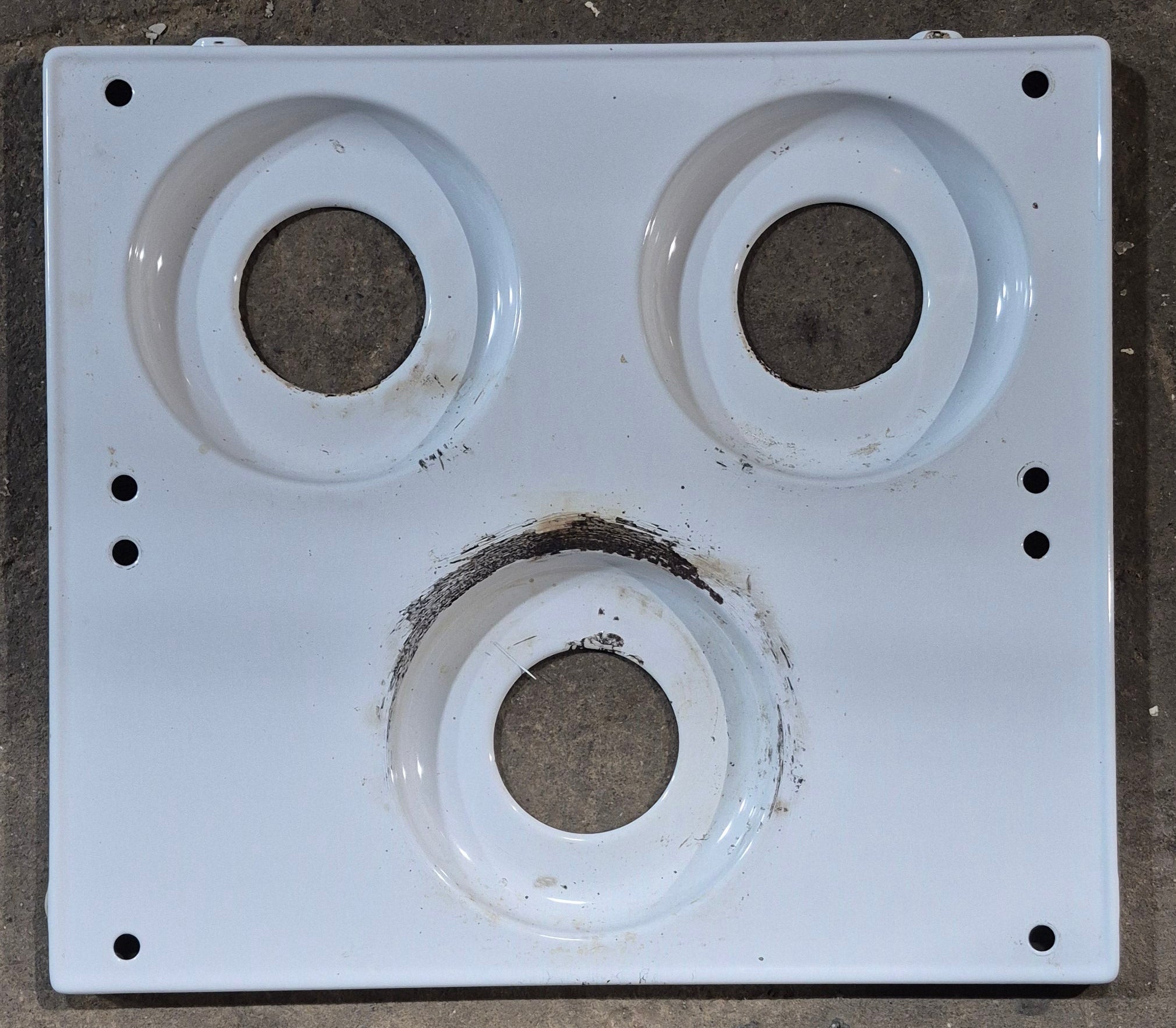 Used Magic Chef Stove Metal Main Top, White - 74001333 - Young Farts RV Parts