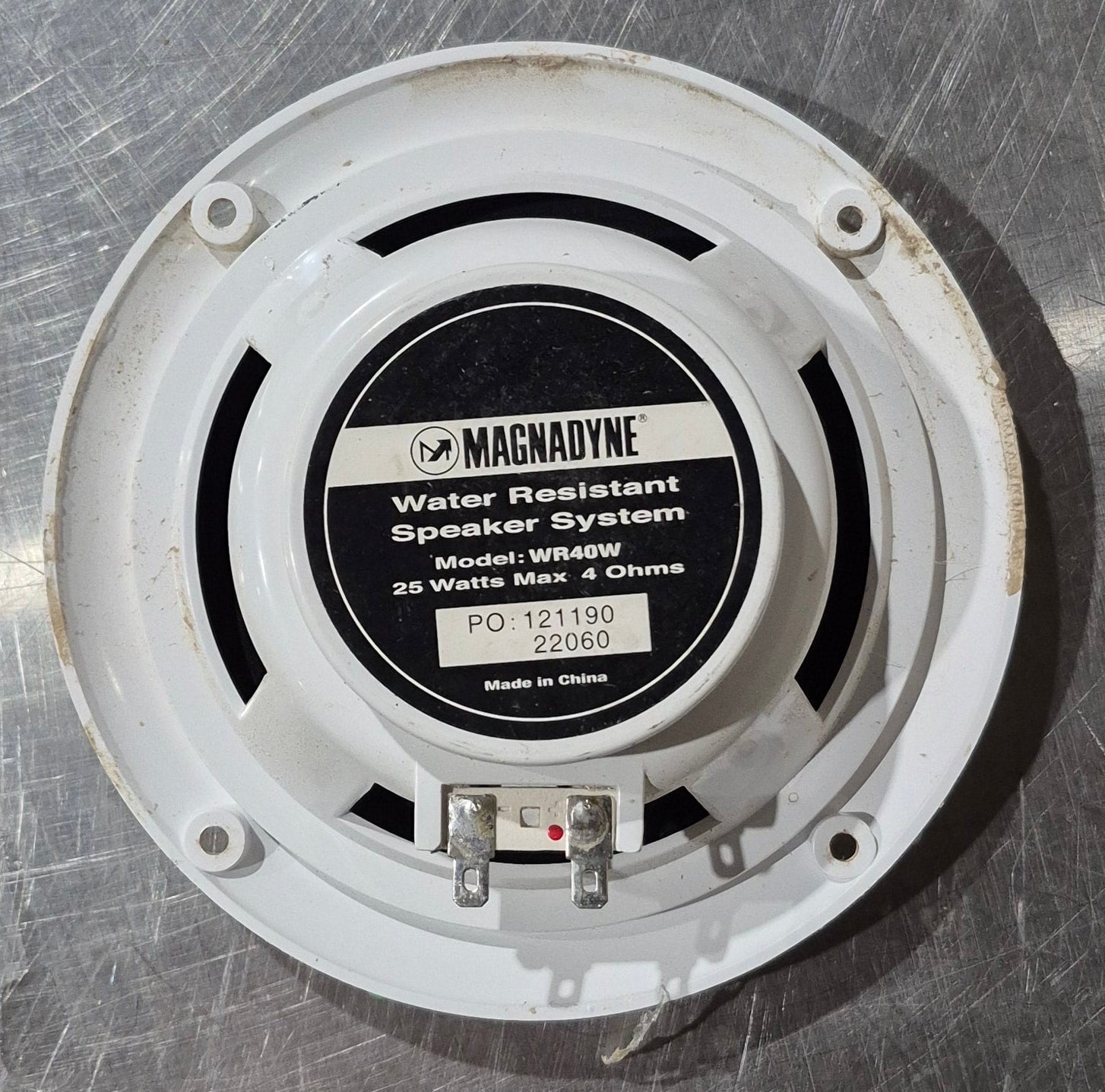 Used Magnadyne Waterproof Speaker - WR40W - Young Farts RV Parts