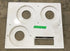 Used Main Top Suburban - Cooktop Cover (White) 2703AWH - Young Farts RV Parts