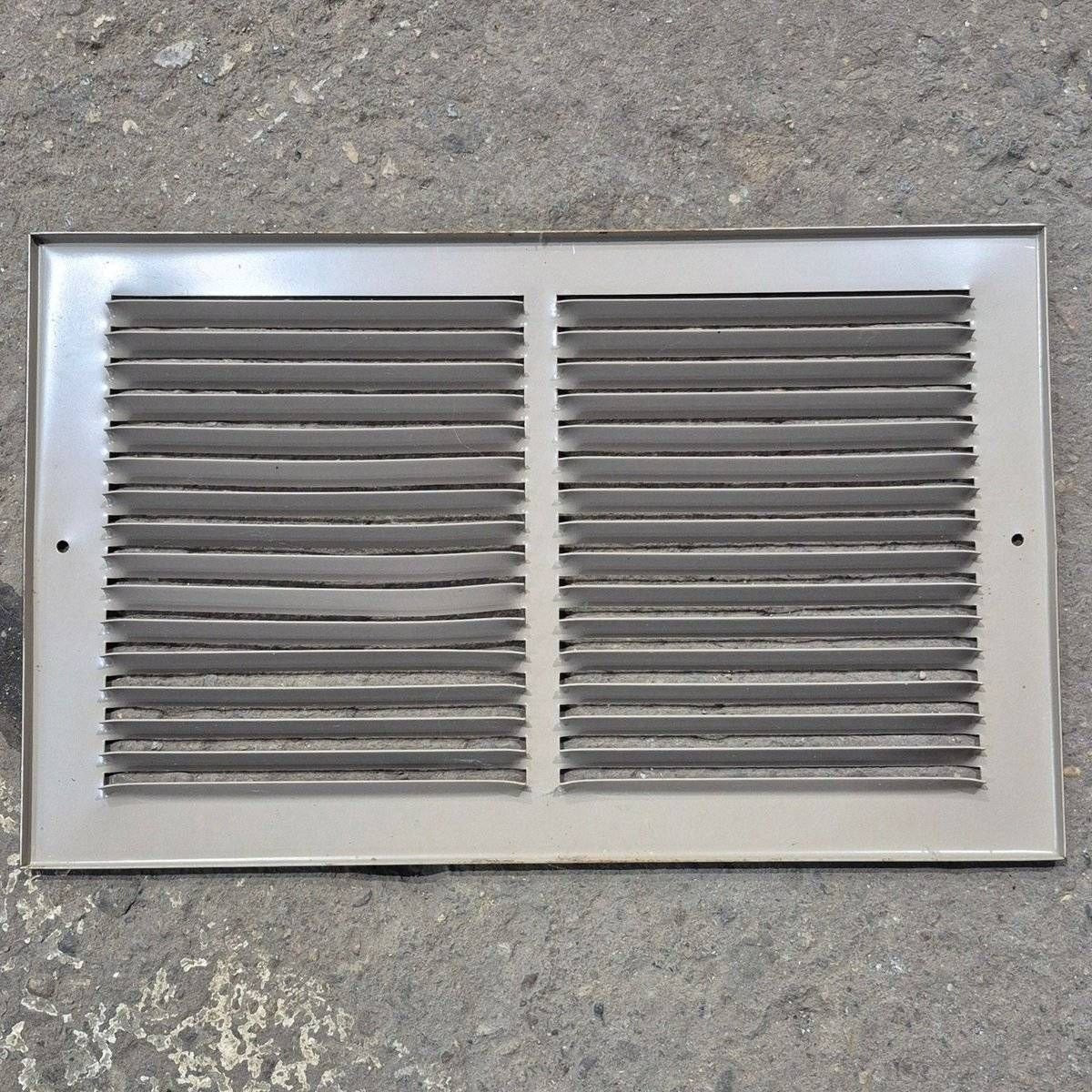 Used Metal RV Interior Furnace Access Door - 15.875" x 9.875" x .5" - Young Farts RV Parts