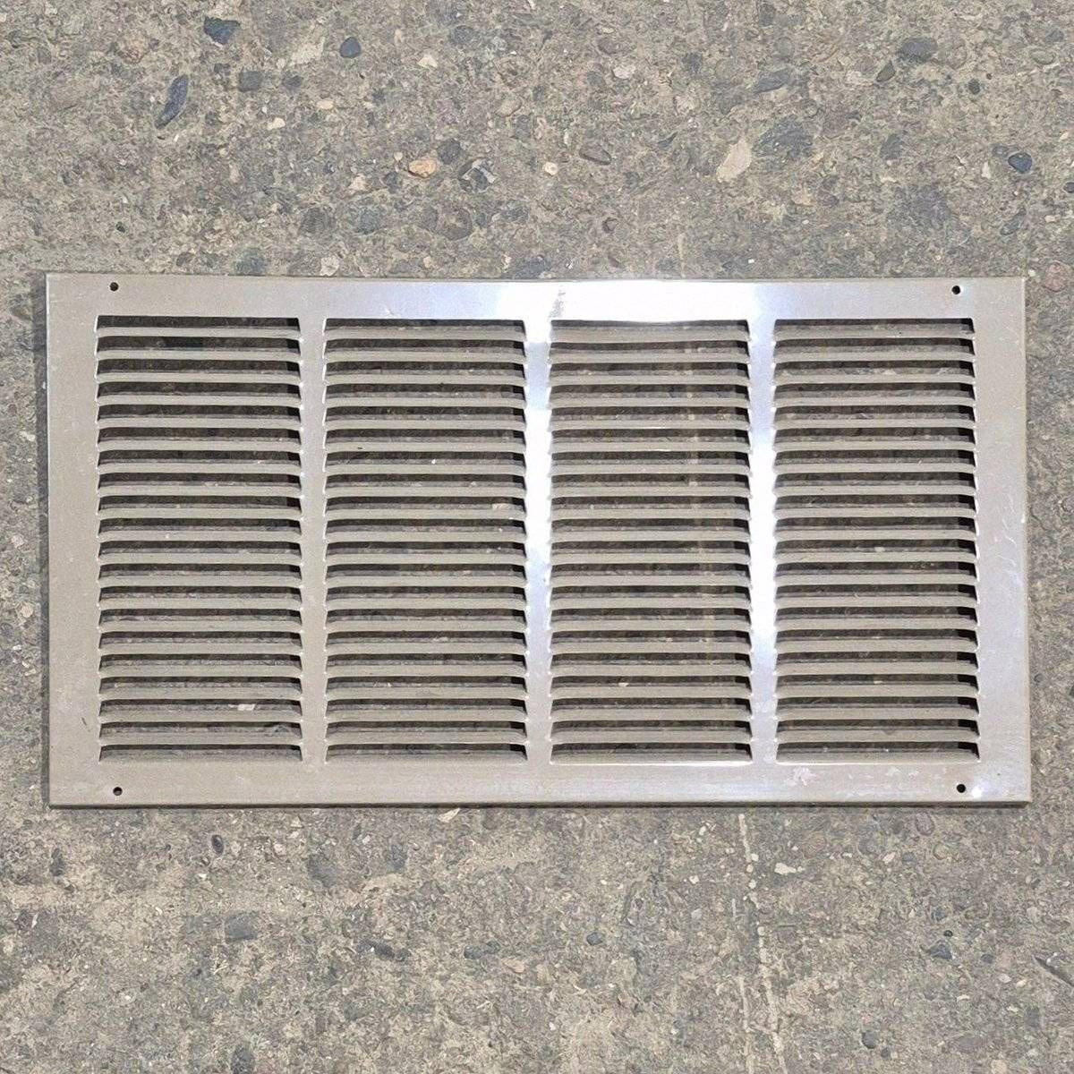 Used Metal RV Interior Furnace Access Door - 21 3/4