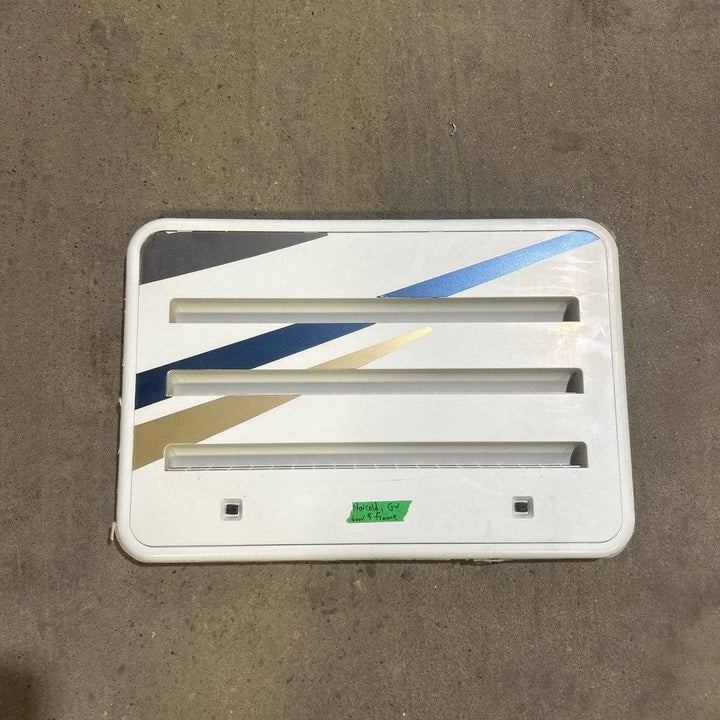 Used Norcold 621156 - Air Intake Side Refrigerator Vent- HAS FRAME - Young Farts RV Parts