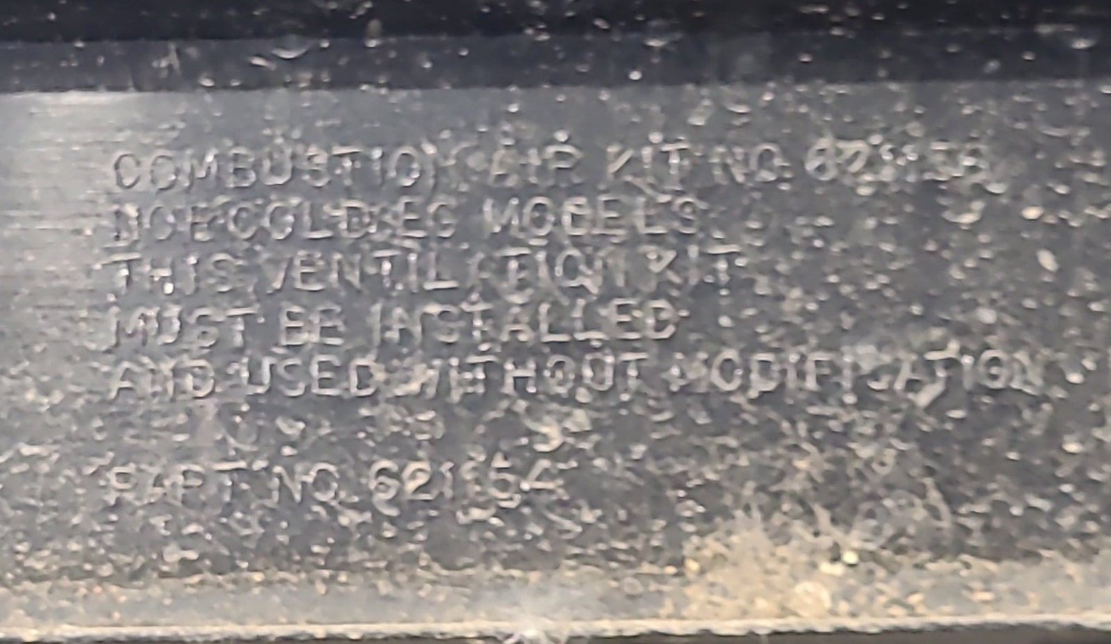 Used Norcold 621156 - Black Air Intake Side Refrigerator Vent- HAS FRAME - Young Farts RV Parts