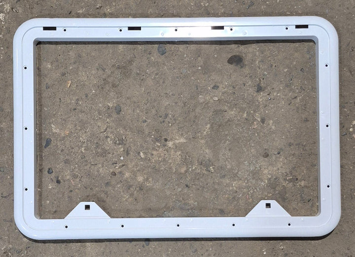 Used Norcold FRAME for 621156 White Air Intake Side Refrigerator Vent - Young Farts RV Parts