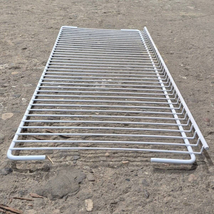 Used Norcold Fridge Wire Shelf, Long, White, 27 1/2" X 10 7/8" - 632435 , 618848 - Young Farts RV Parts