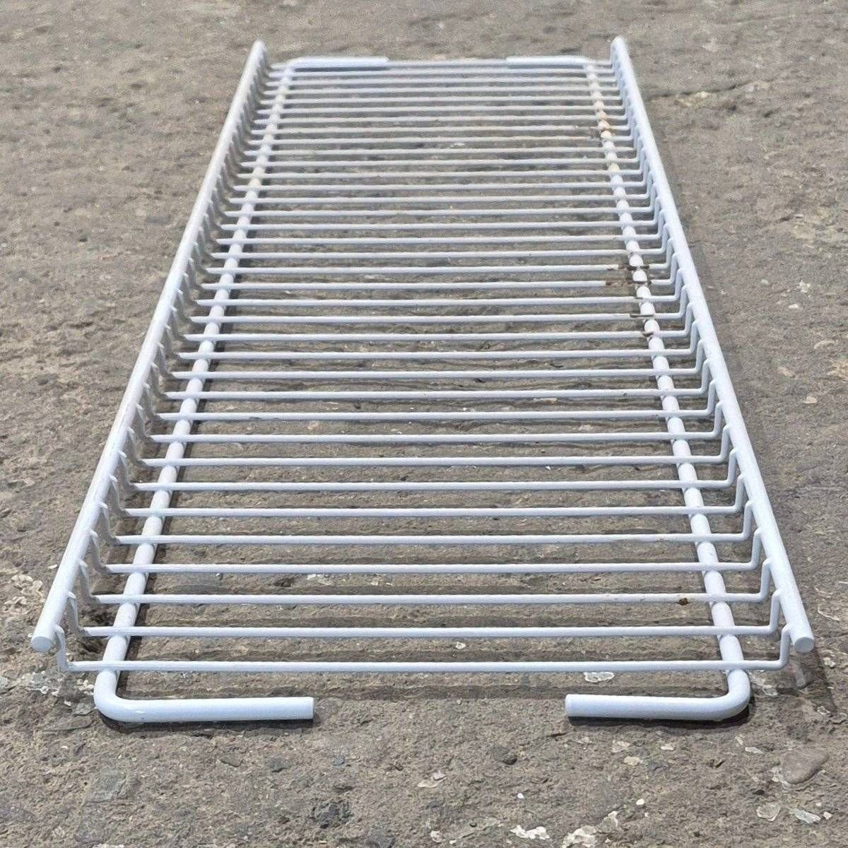 Used Norcold Fridge Wire Shelf, Short, White, 27 1/2" X 8 5/8" - 618849 , 632436 - Young Farts RV Parts