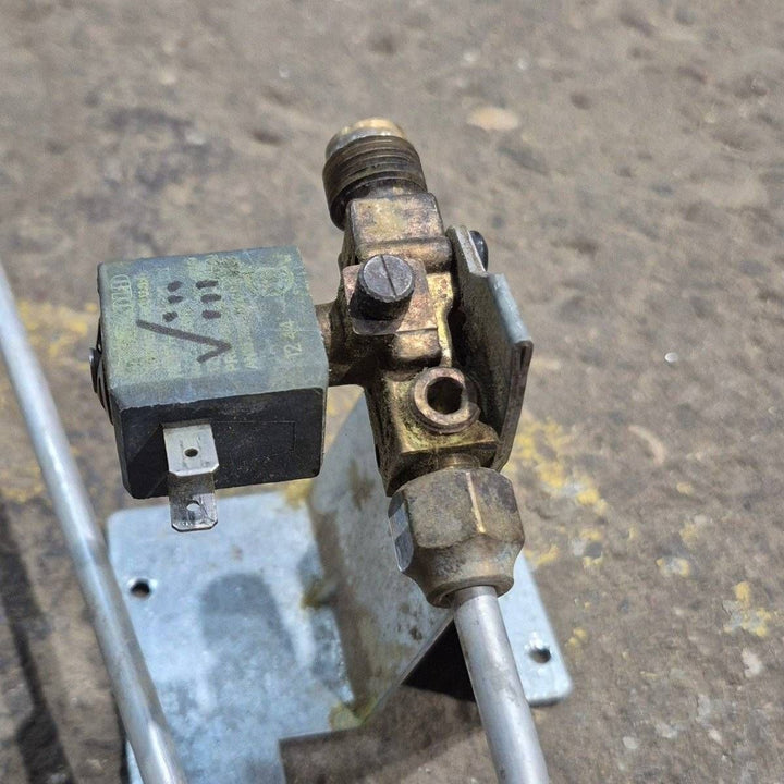 Used Norcold Refrigerator Gas Valve Burner Tube Combo - 637540 , 638982 - Young Farts RV Parts