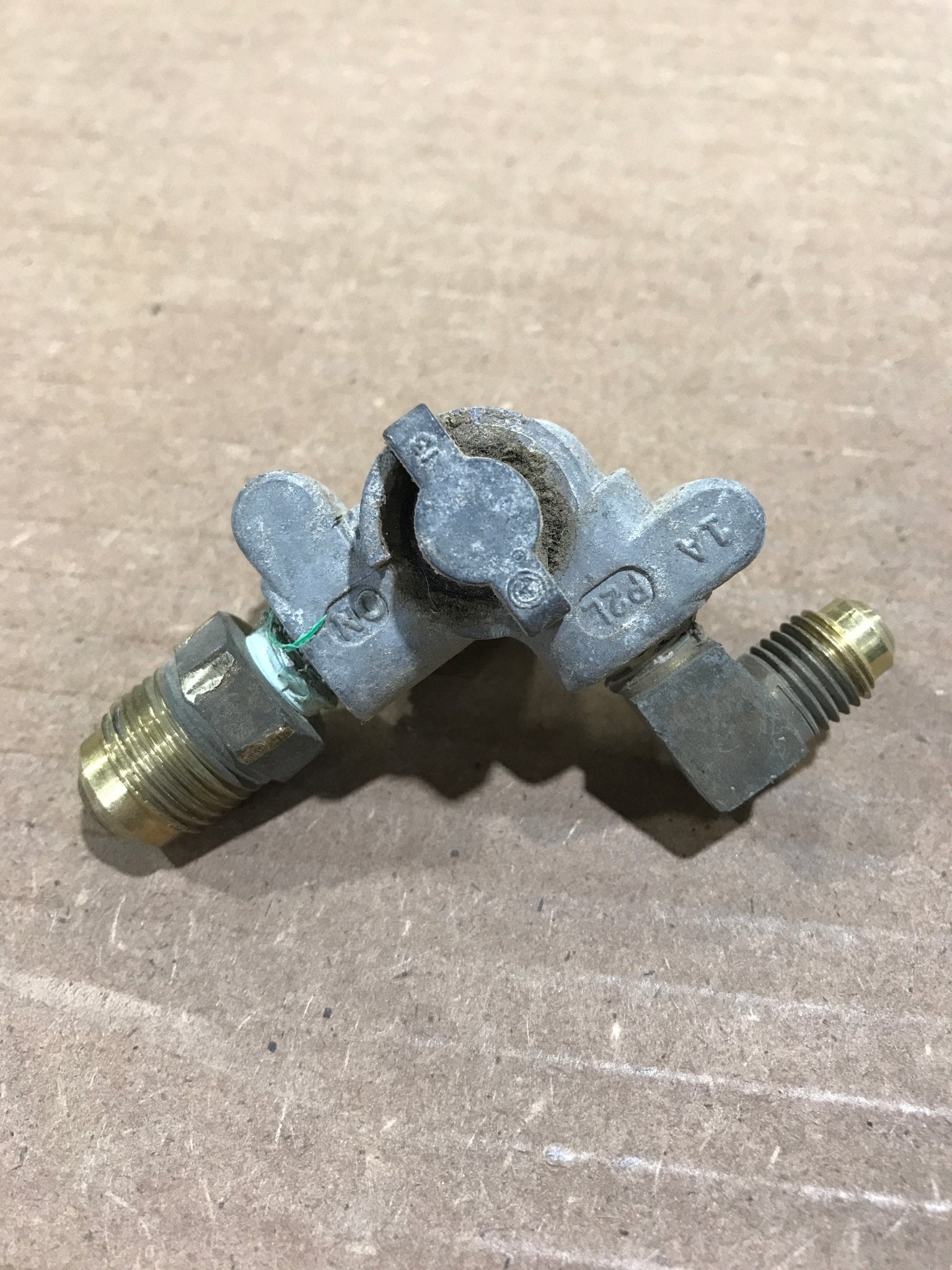 Used Norcold Refrigerator Manual Shut - Off Gas Valve Assembly - 61694922 - Young Farts RV Parts