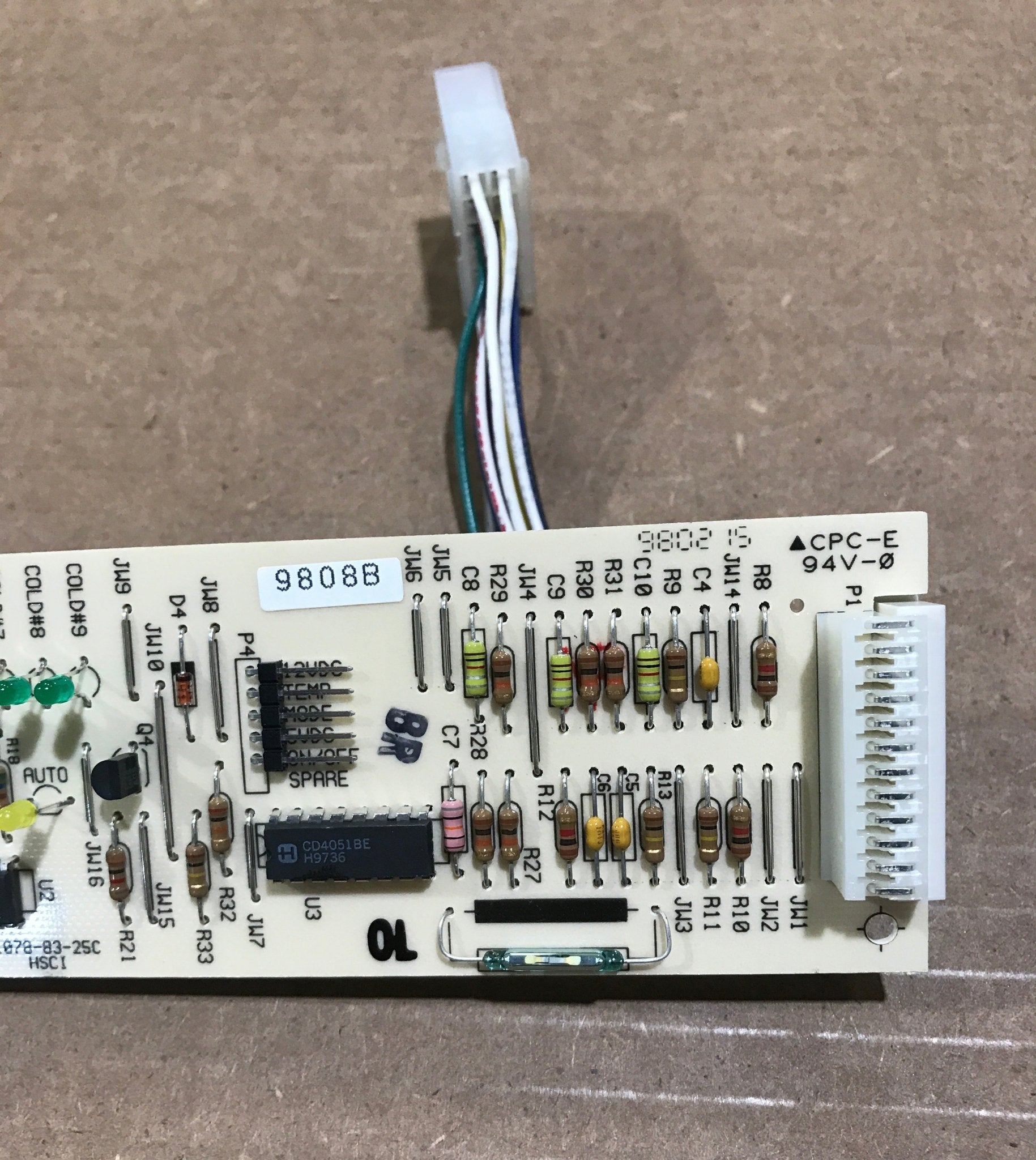 Used Norcold Refrigerator Optical Display Control Board - 618573 - Young Farts RV Parts