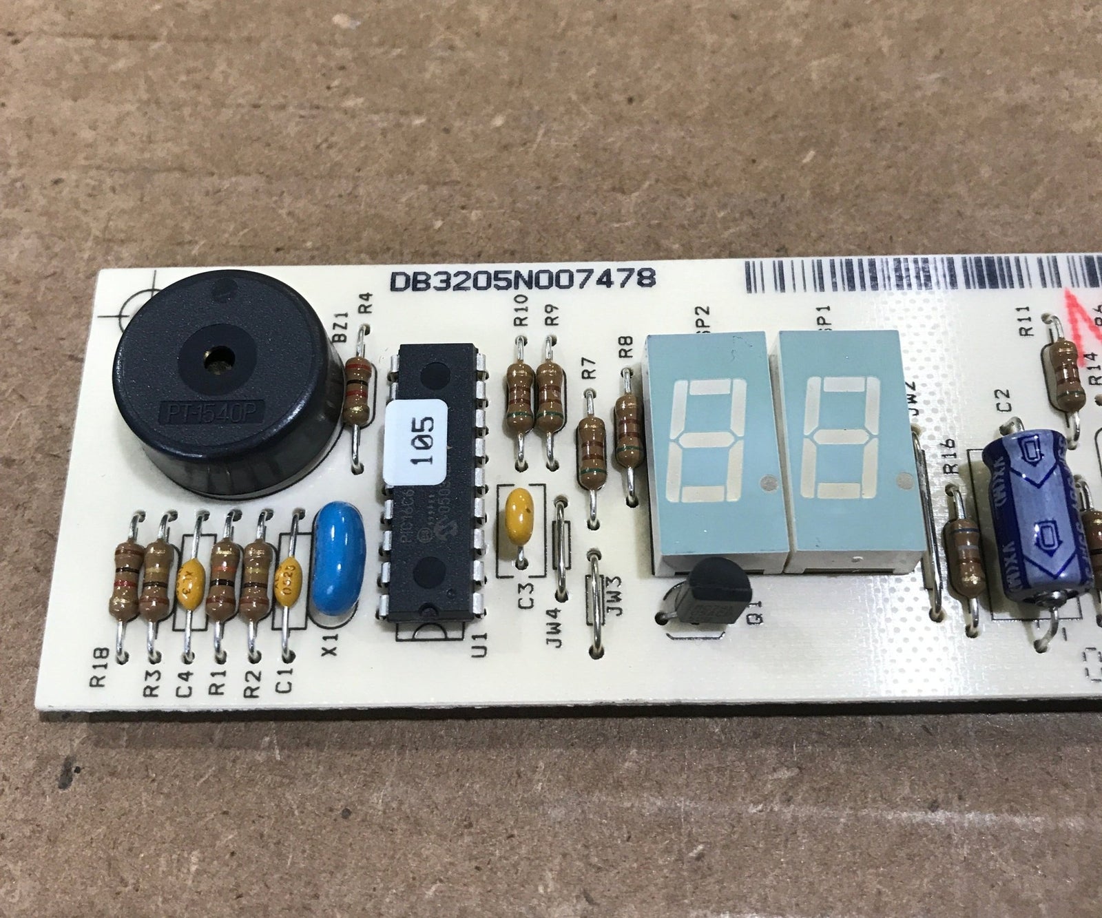Used Norcold Refrigerator Optical Display Control Board - 621272 - Young Farts RV Parts