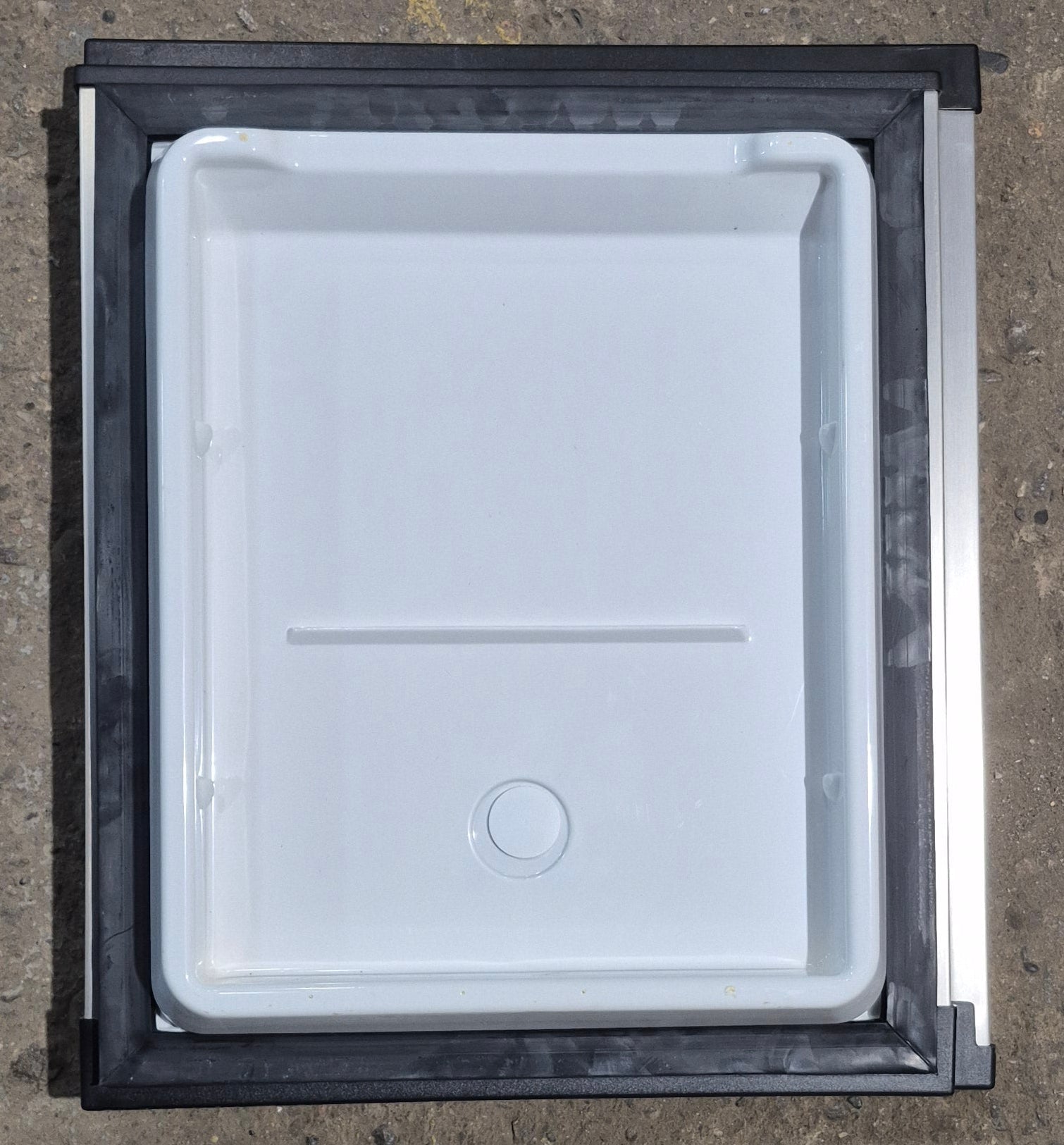 Used Norcold Refrigerator Upper (Freezer) Left Door - 627941 - Young Farts RV Parts