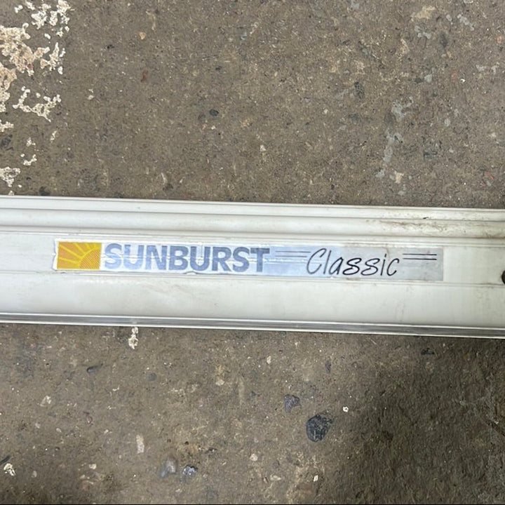 Used Norseman Sunburst Classic Left hand awning arm complete - Young Farts RV Parts