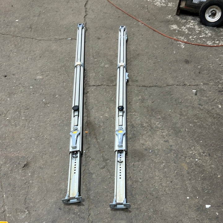 Used Norseman Sunburst Classic Satin rv awning arm set complete - Young Farts RV Parts