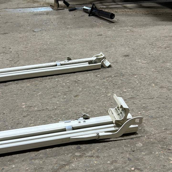 Used Norseman Sunburst curved awning arms complete SET - Young Farts RV Parts