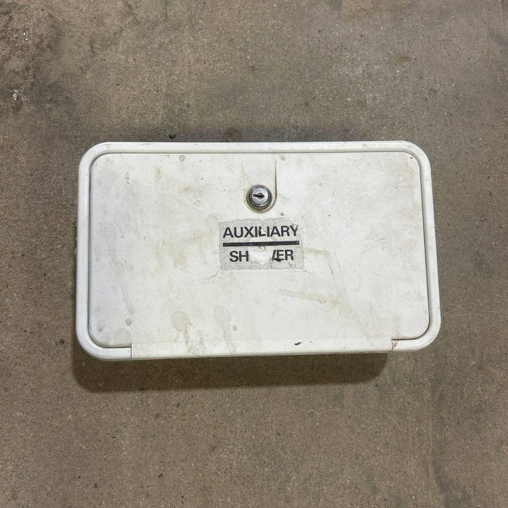 Used Outdoor Shower 12 3/4" W x 7 3/4" H - Young Farts RV Parts