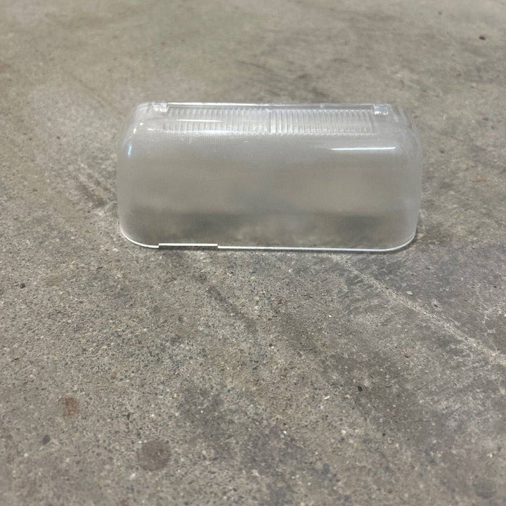 Used Oval Porch Light lens - 6.0" x 2.50" x 1.50" - Clear - Young Farts RV Parts