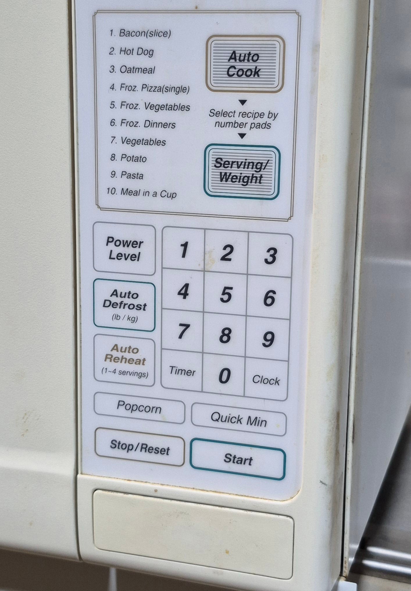 Used Panasonic RV Microwave 20" W x 14" H x 13 1/4" D - Young Farts RV Parts