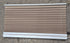 Used Pleated Day / Night Shade, White / Tan - 37 7/8" W x 24" L - Young Farts RV Parts