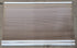 Used Pleated Day / Night Shade, White / Tan - 57 7/8" W x 38" L - Young Farts RV Parts