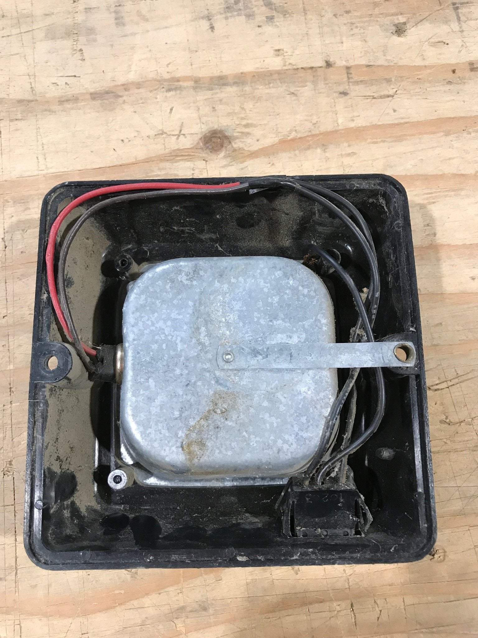 Used Porch/ Exterior Light - Clear Lens - 6" x 6" - Young Farts RV Parts