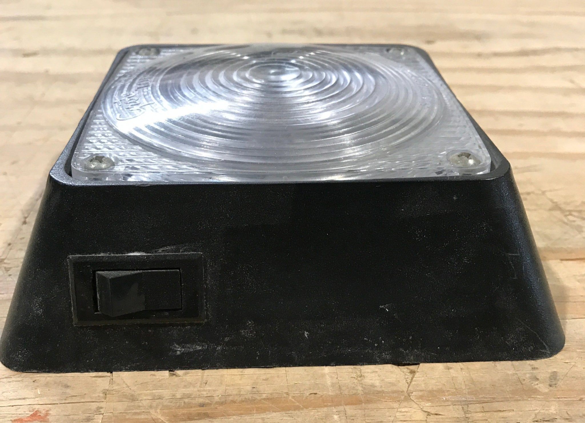 Used Porch/ Exterior Light - Clear Lens - 6" x 6" - Young Farts RV Parts