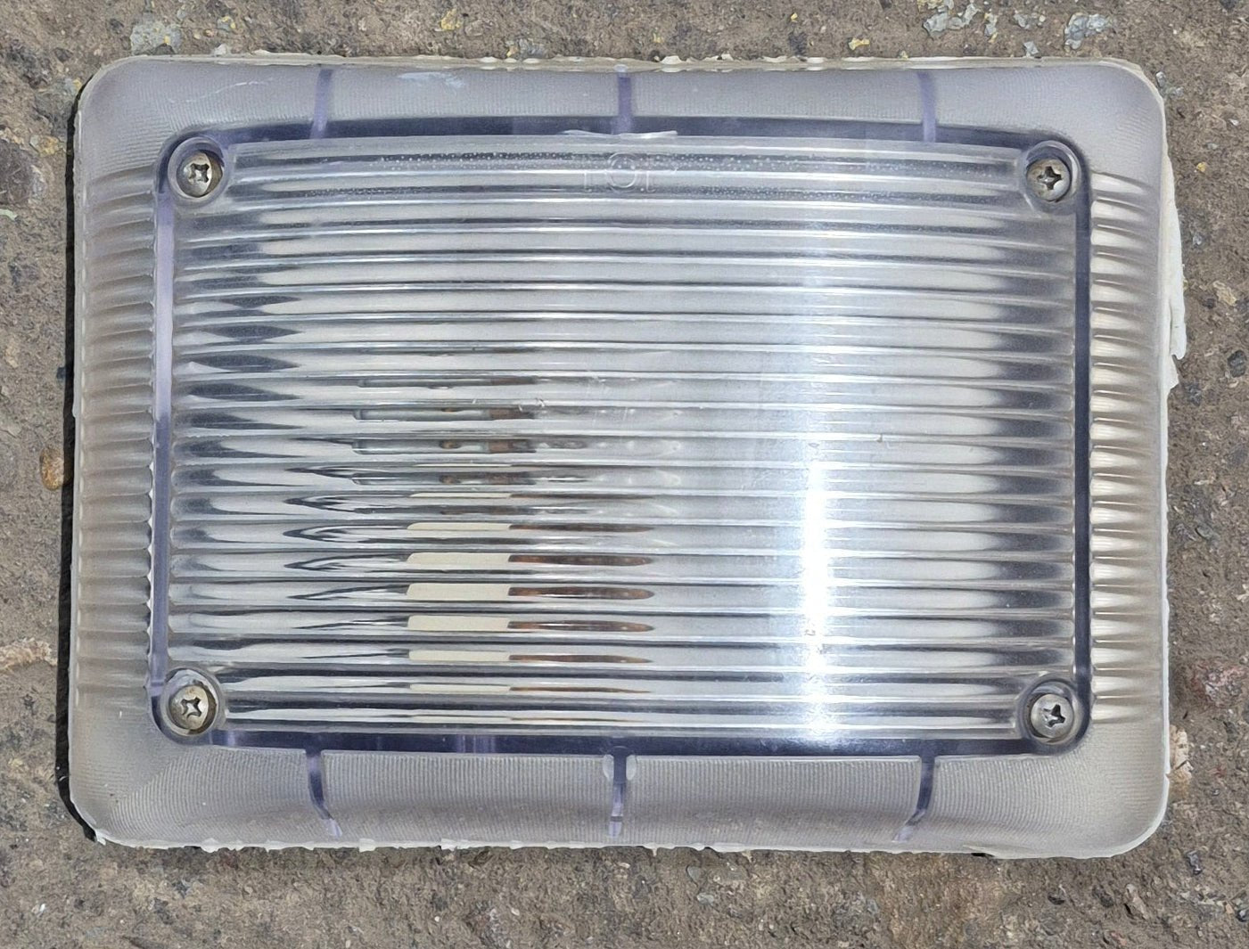 Used Porch Light, Clear Lens - 8 1/4