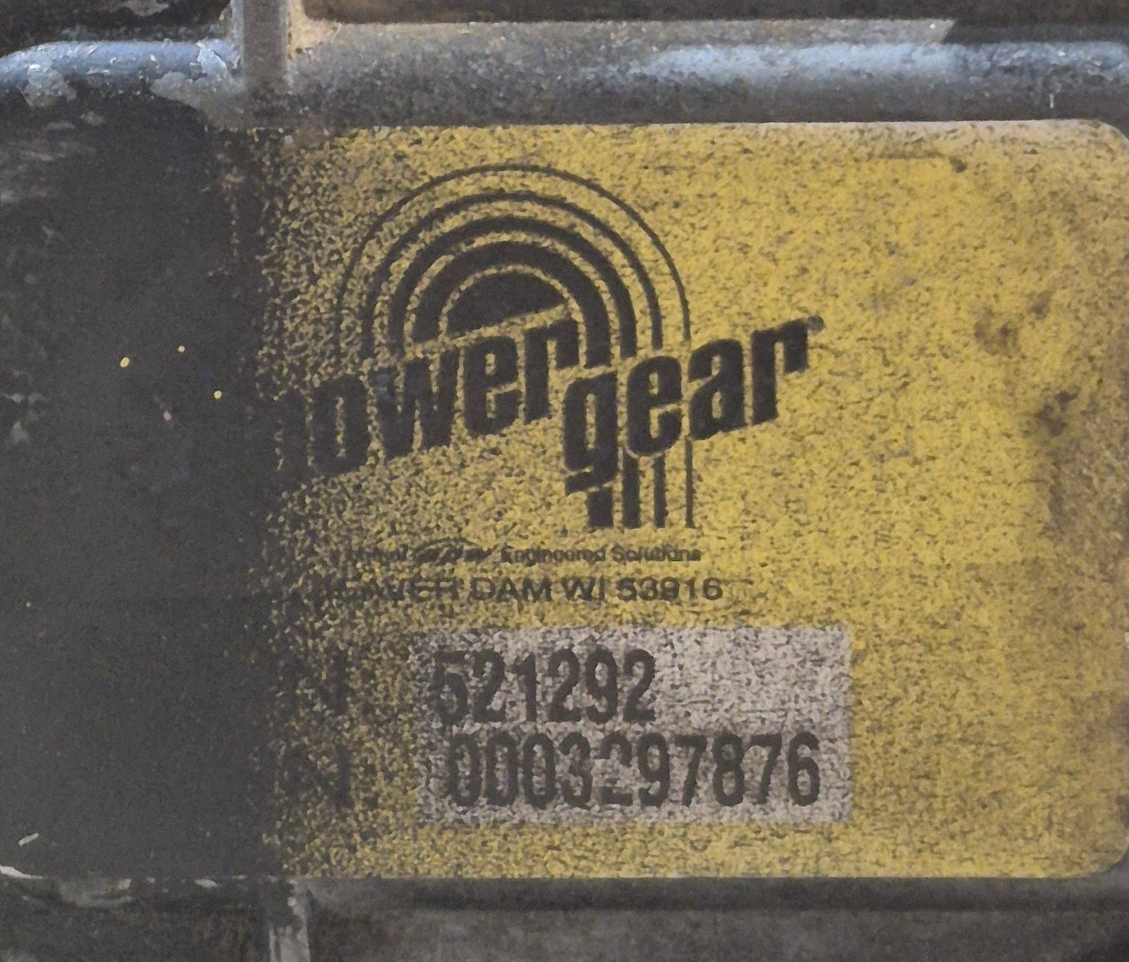 Used Power Gear RV Slide Out Motor 521292 - Young Farts RV Parts