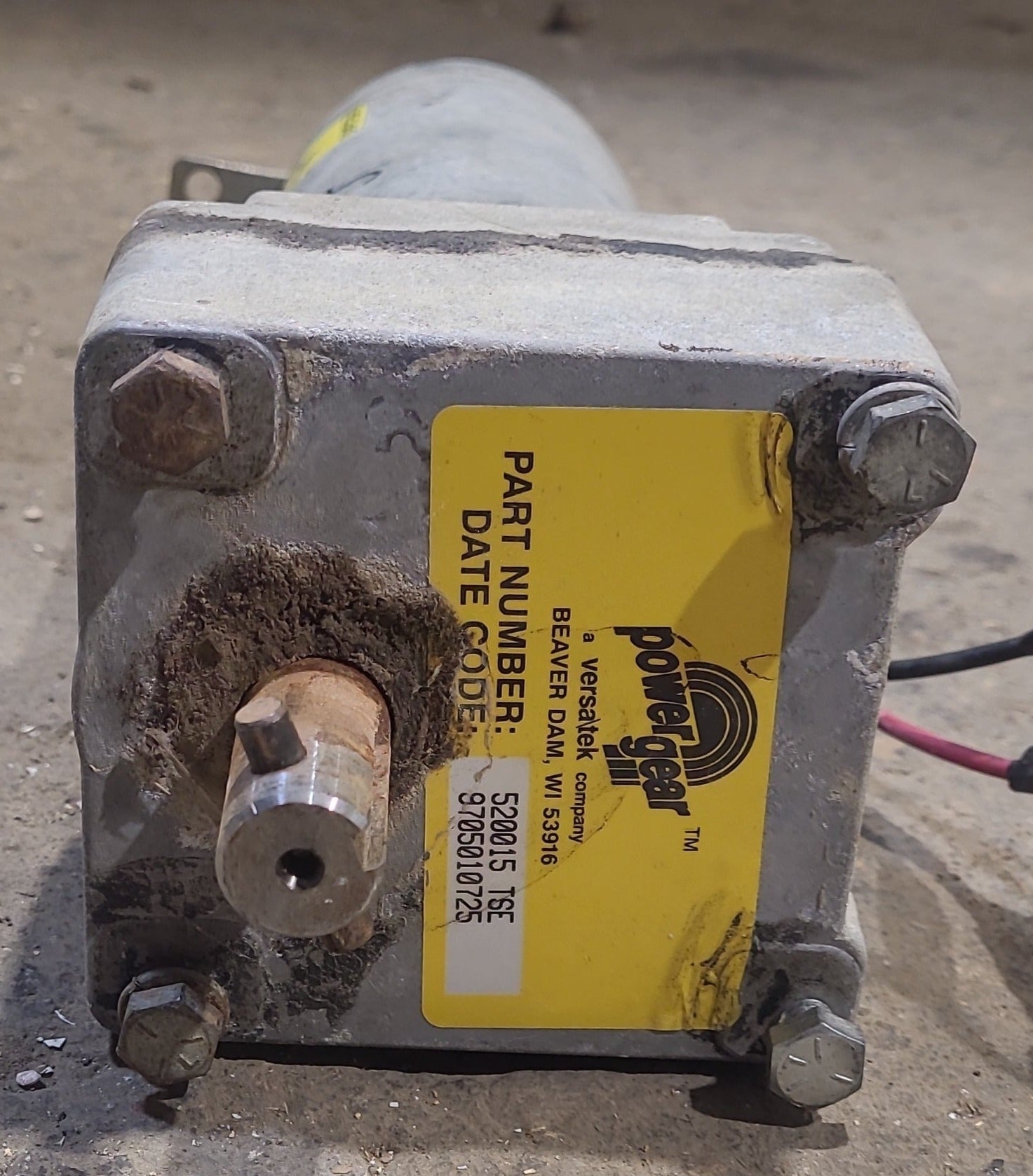 Used Power Gear Slide Motor 520015 TSE - Young Farts RV Parts