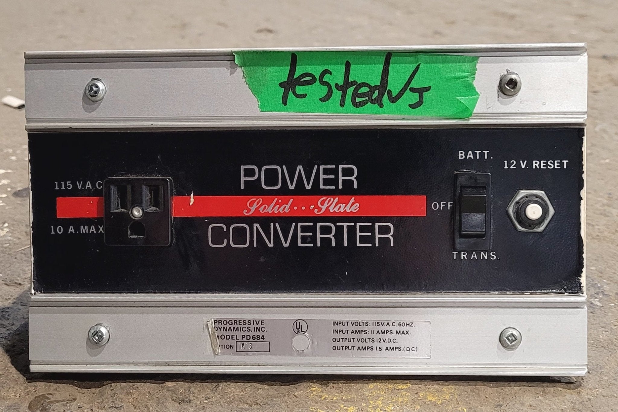 Used Progressive Dynamics 10 AMP Converter PD684 - Young Farts RV Parts