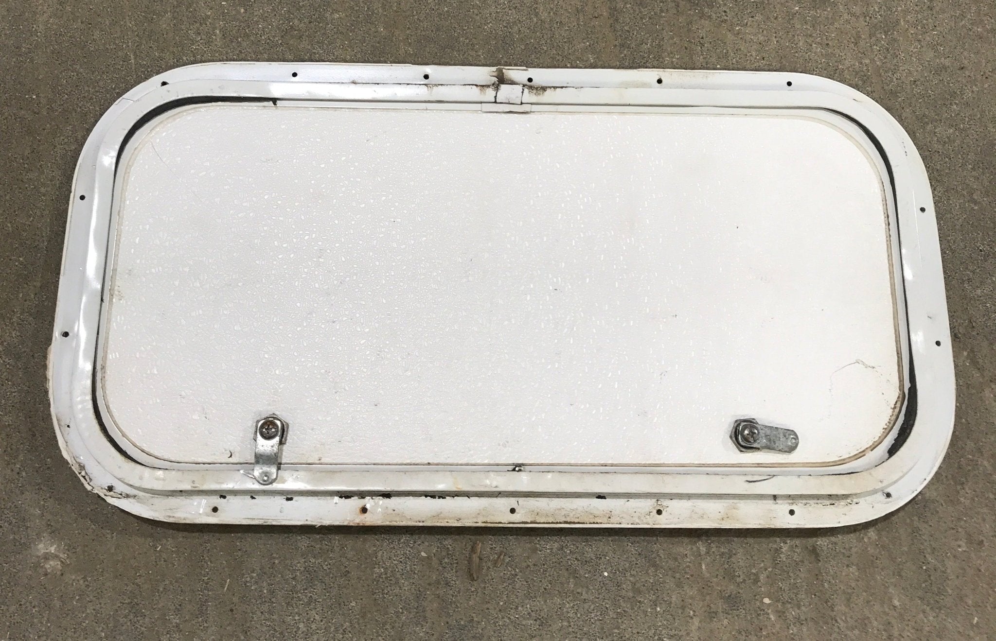 Used Radius Cargo / compartment Door 23 1/2" W x 11 1/2" H - Young Farts RV Parts