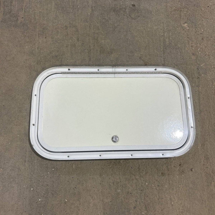 Used Radius Cargo Door - 19.75 X 10.75 X 0.625 - Young Farts RV Parts