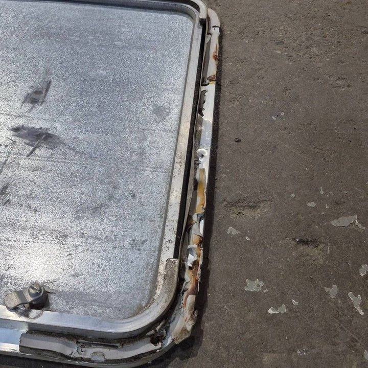 Used Radius Cargo Door - 25.25 X 25.25 X 0.75 - Young Farts RV Parts