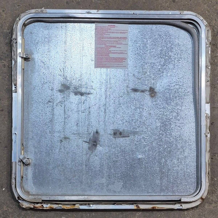 Used Radius Cargo Door - 25.25 X 25.25 X 0.75 - Young Farts RV Parts
