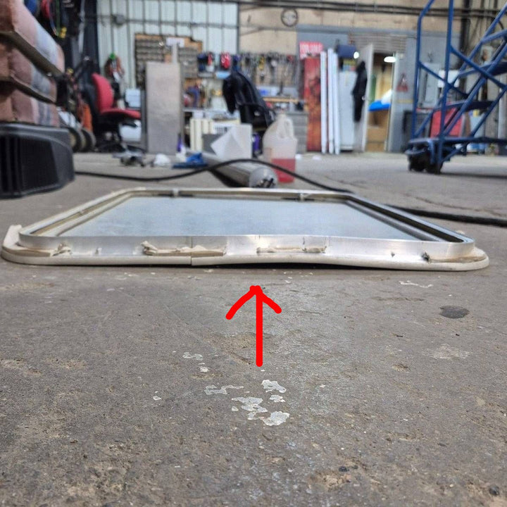Used Radius Cargo Door - 32.5 X 24.25 X 0.75 - Young Farts RV Parts
