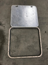 Load image into Gallery viewer, Used Radius Corner cargo door 23 3/4&quot; W x 21 3/4&quot; H x 1/2&quot; D - Young Farts RV Parts