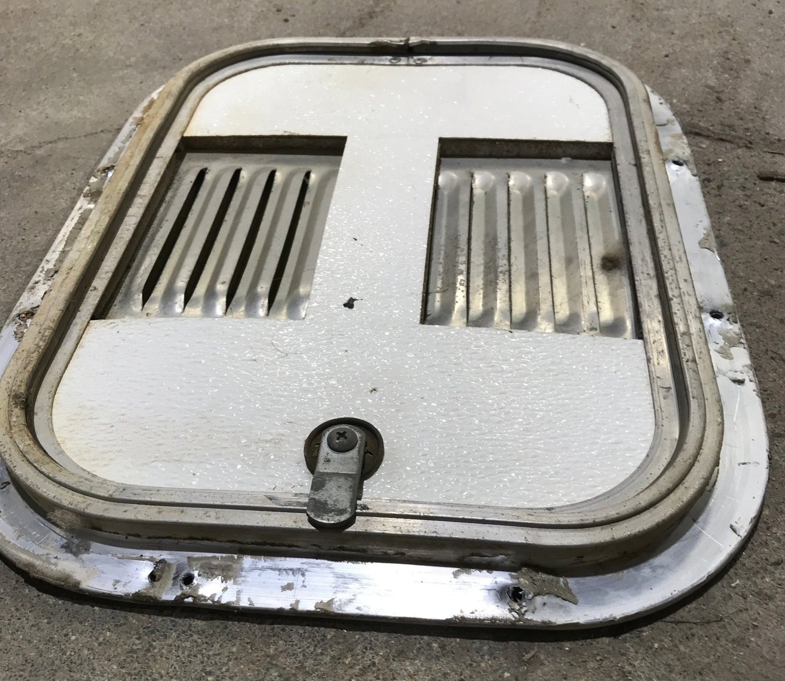 Used Radius Cornered Battery / Propane Cargo Door 14 1/2