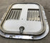 Used Radius Cornered Battery / Propane Cargo Door 14 1/2" x 11" x 3/4" D - Young Farts RV Parts