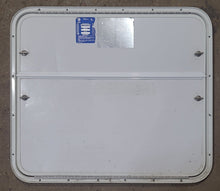 Load image into Gallery viewer, Used Radius Cornered Battery / Propane Cargo Door 29 7/8&quot; x 25 7/8&quot; x 5/8&quot; D - Young Farts RV Parts