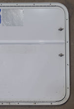 Load image into Gallery viewer, Used Radius Cornered Battery / Propane Cargo Door 29 7/8&quot; x 25 7/8&quot; x 5/8&quot; D - Young Farts RV Parts