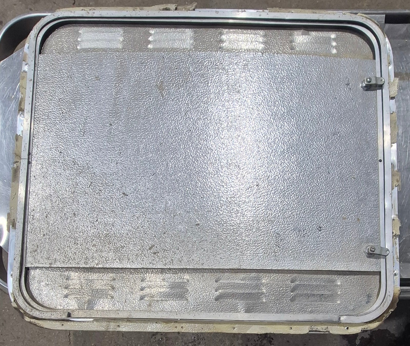 Used Radius Cornered Battery / Propane Cargo Door 29 7/8