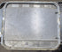 Used Radius Cornered Battery / Propane Cargo Door 29 7/8" x 25 7/8" x 5/8"D - Young Farts RV Parts