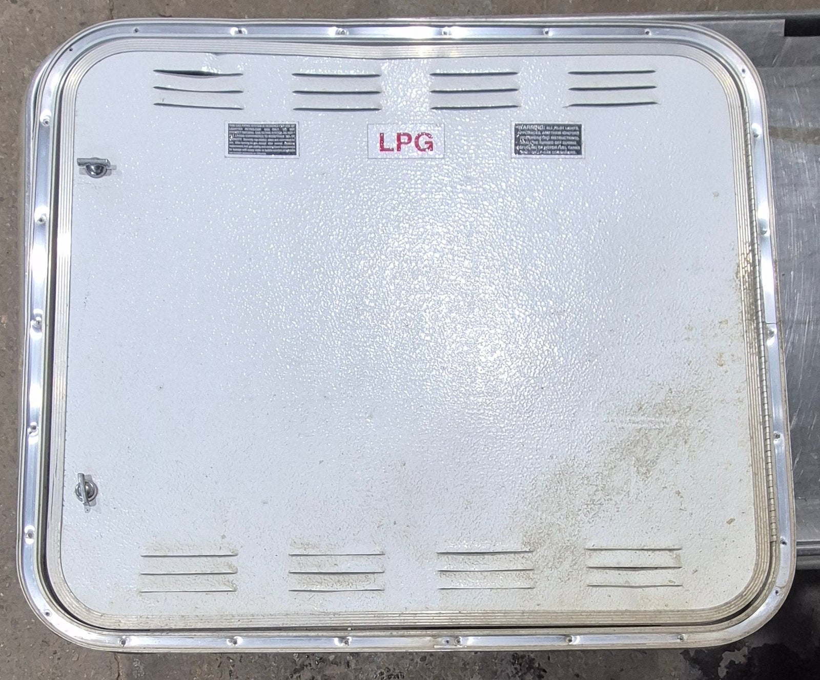 Used Radius Cornered Battery / Propane Cargo Door 29 7/8