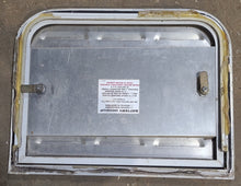Load image into Gallery viewer, Used Radius Cornered Cargo/ Battery Box Door 16 3/4&quot; x 12 5/8&quot; x 3/4&quot; D - Young Farts RV Parts