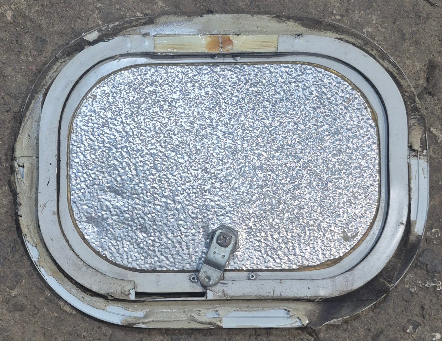 Used Radius Cornered Cargo Door 11" x 8" x 1/2" D - Young Farts RV Parts