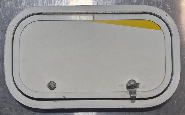 Used Radius Cornered Cargo Door 17 3/4" x 9 3/4" x 1" - Young Farts RV Parts