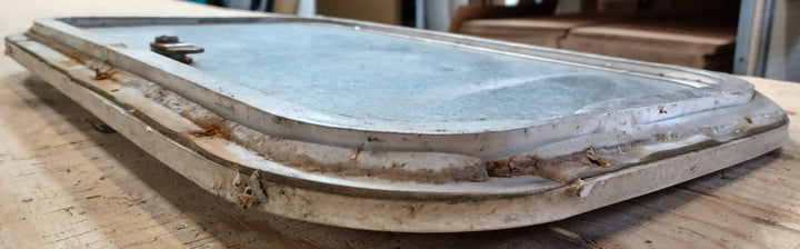Used Radius Cornered Cargo Door 17 7/8" x 10 3/4" x 3/4" - Young Farts RV Parts