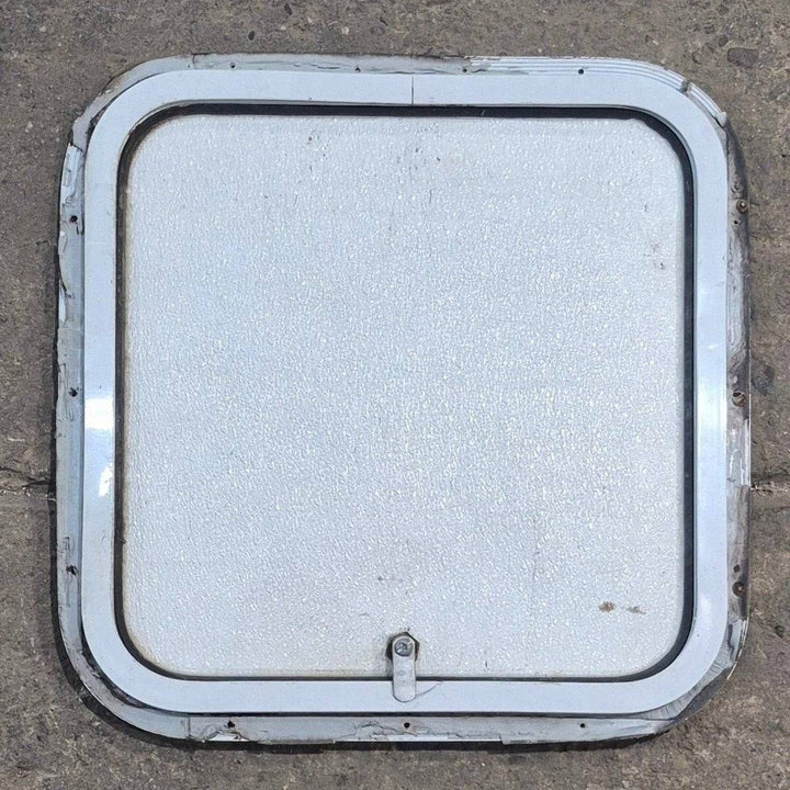 Used Radius Cornered Cargo Door - 17 7/8" X 17 7/8" X 1/2" - Young Farts RV Parts