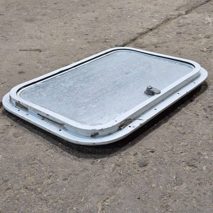 Used Radius Cornered Cargo Door - 17.875 X 11.875 X 0.625 - Young Farts RV Parts