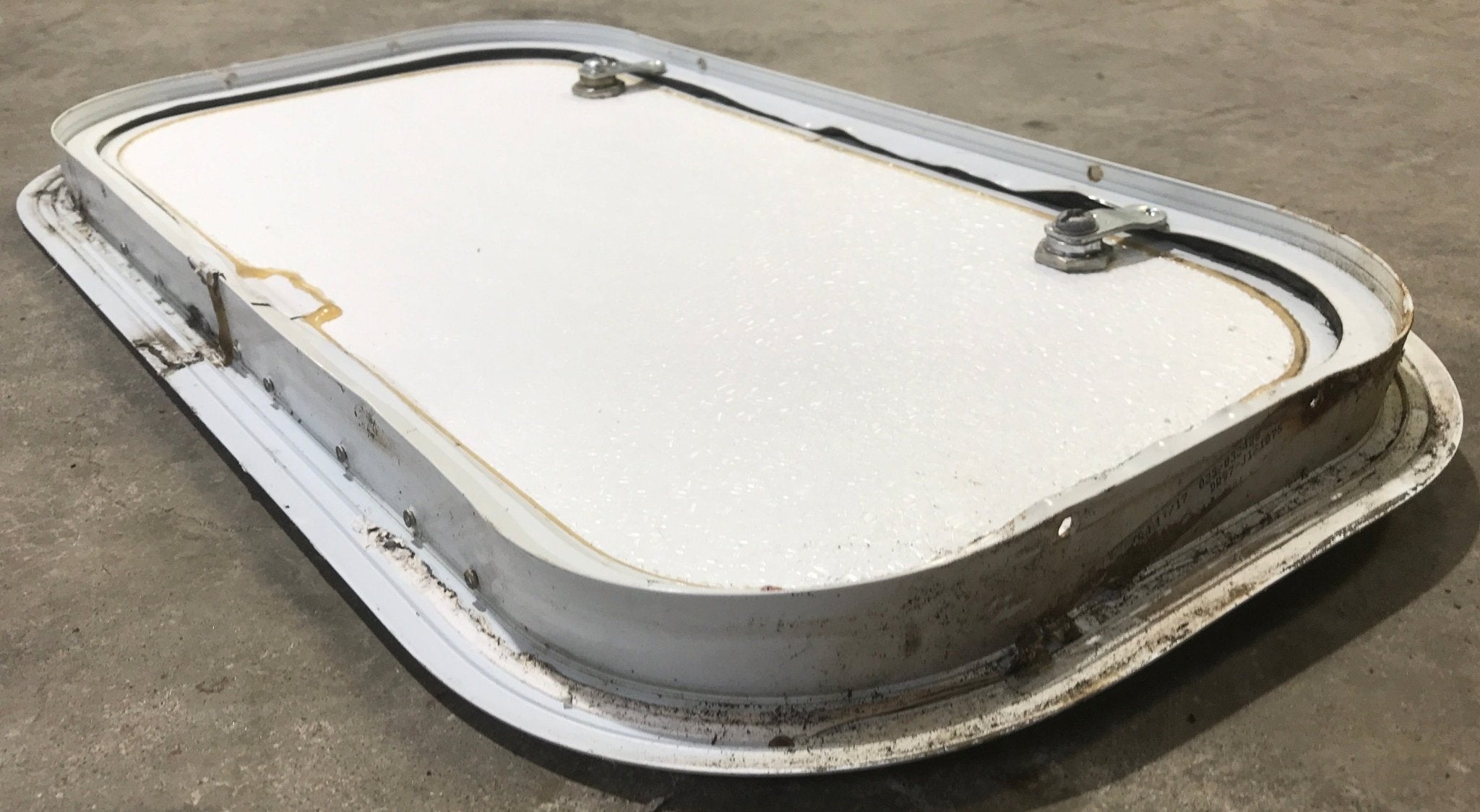 Used Radius Cornered Cargo Door 19 3/4" x 10 1/2" x 1" D - Young Farts RV Parts