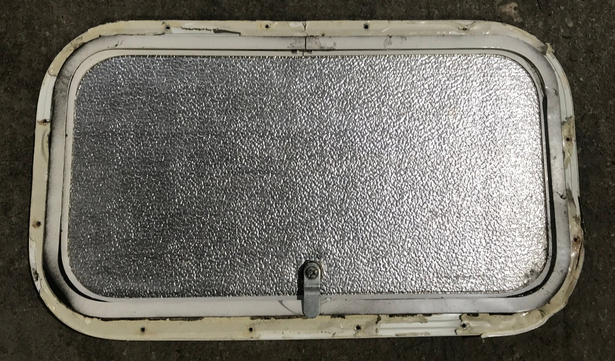 Used Radius Cornered Cargo Door 19 3/4" x 10 3/4" x 3/4" D - Young Farts RV Parts